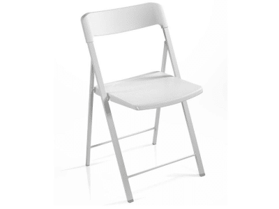 כסא מתקפל דגם ZETA לבן