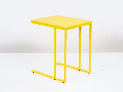 שולחן צד דגם SQUARE צהוב